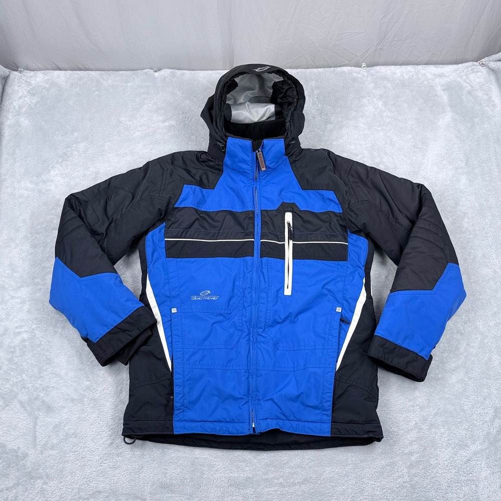 Obermeyer Mustang Ski Jacket Junior Boys 16 Snowboarding Insulated Hooded Zip